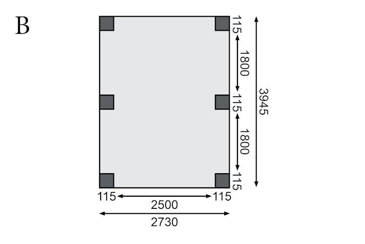 Karibu Carport Einzelcarport Classic Einzel 1 - kesseldruckimprägniert