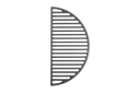 Vorschaubild Grill Guru halbes Gusseisen-Rost Large