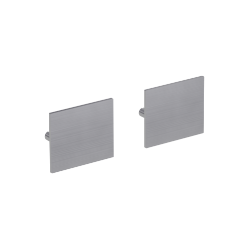 Griffwerk FRAME | DESIGN MANUFAKTUR ROSETTE -Edelstahl matt Rosettenpaar eckig -Prontofix -Blind