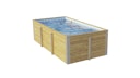 Vorschaubild Weka Massivholzpool Siargao Gr. 1 - 45 mm - 416 x 216 cm inkl. gratis Abdeckplane im Wert von 169,99€