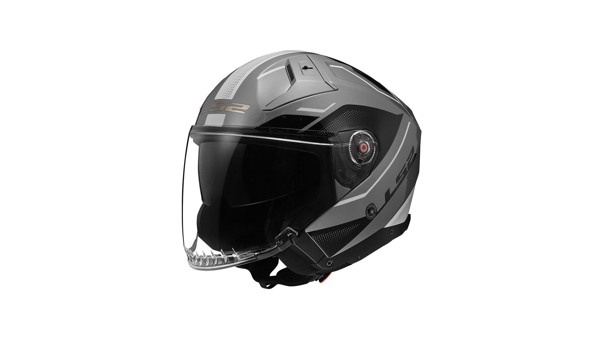 LS2 Jethelm OF603 INFINITY II verschiedene Farben und Größen S Weiß / Grau