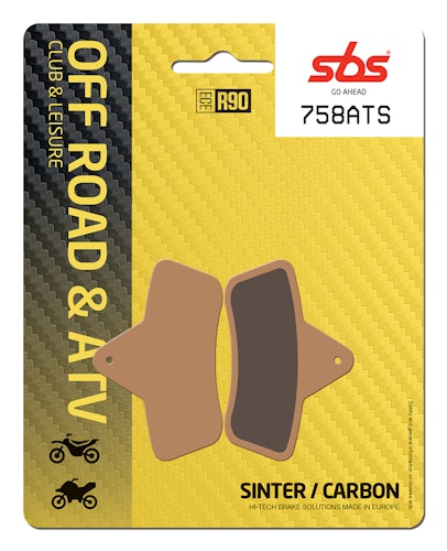 SBS Bremsbelag 758ATS Quad Sinter