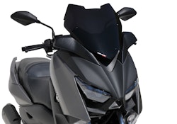 ERMAX Scooterscheibe Sport Acrylic durchsichtig Schwarz getönt für YAMAHA XMAX 300 / Tech MAX