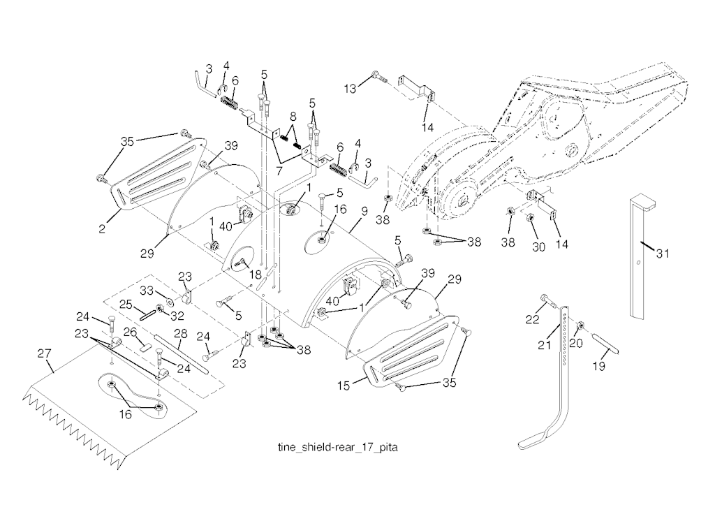 Explosionszeichnung Ersatzteile