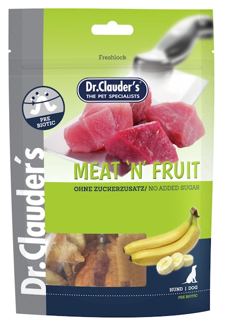 Dr. Clauder's Meat'N' Fruit (Ludwigswelt) 80 Gramm HundesnackVorschaubild