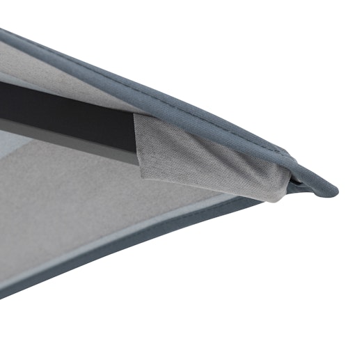 doppler Mittelmastschirm myZONE 300 x 200 Auto Tilt, Aluminium Anthrazit / 100 % Polyester 180 g/m²