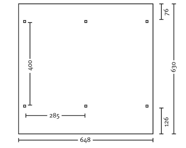 Skan Holz Schwaben - Bogendach Doppelcarport aus Leimholz Breite 648cm
