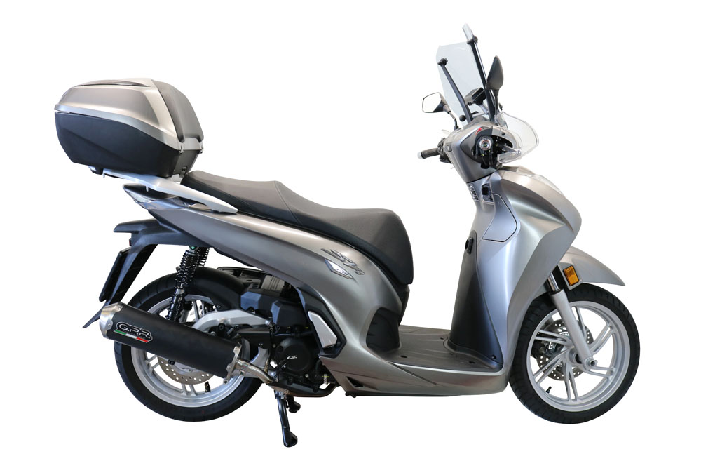GPR Endschalldämpfer Honda Sh 350 i.e. 2021/22 e5 EC-Approv. slip-on exhaust catalized Evo4 Road
