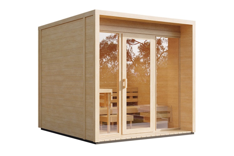 Wolff Finnhaus Saunahaus Loodus 2523 - 70 mm