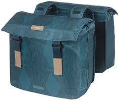 Basil Elegance MIK Doppeltasche blau
