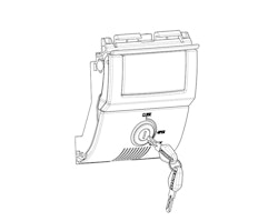 SHAD MECHANISM SET SH58X/SH59X BLK KEY [D1B59PMAR]