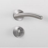 Griffwerk Türgriff SAVIA K4 PROFESSIONAL Schraubrosette- Edelstahl matt