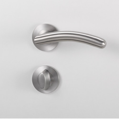 Griffwerk Türgriff SAVIA K4 PROFESSIONAL Schraubrosette- Edelstahl matt