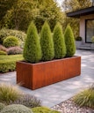 Vorschaubild Badeko Pflanzeinfassung 200 cm in Edelrostoptik (Sonderanfertigungen möglich)