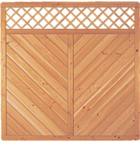 T&J CLASSICO Sichtschutzzaun Rankgitter Douglasie 1800 x 1800 mm 