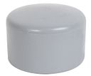 Vorschaubild Alberts® Pfostenkappe für  runde Metallpfosten, Kunststoff, grau, ⌀42 mm 654436