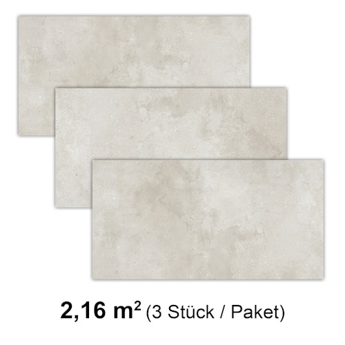 Revét Vinyl Wandfliese Beige Matt 120 x 60 cm