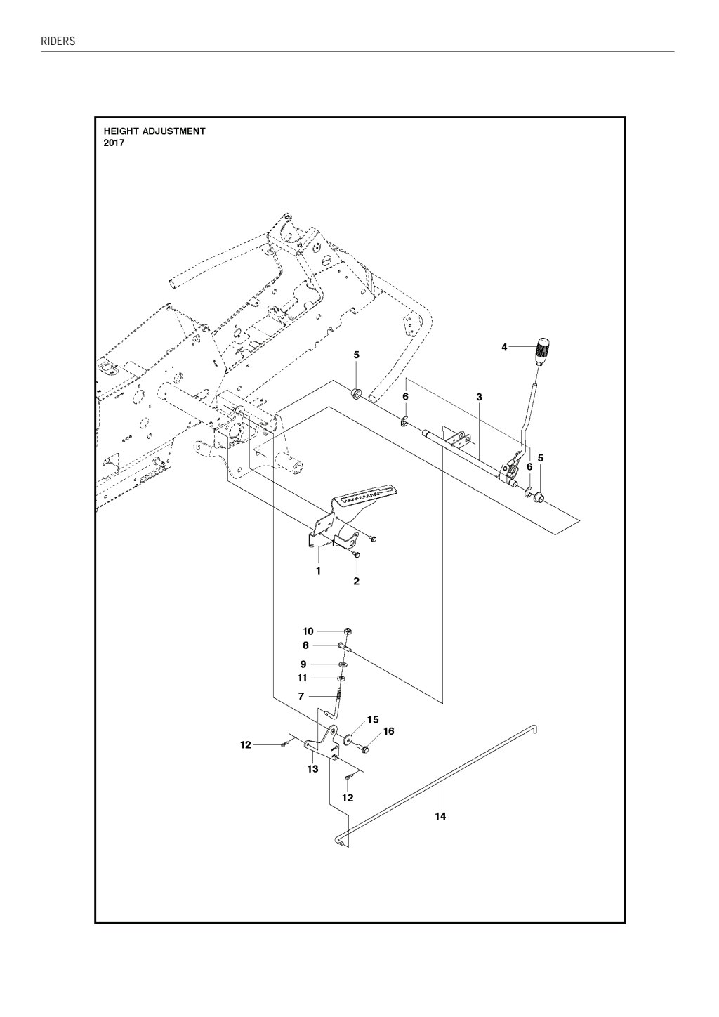 Explosionszeichnung Ersatzteile