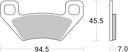 Vorschaubild SBS Bremsbelag 822ATS Quad Sinter