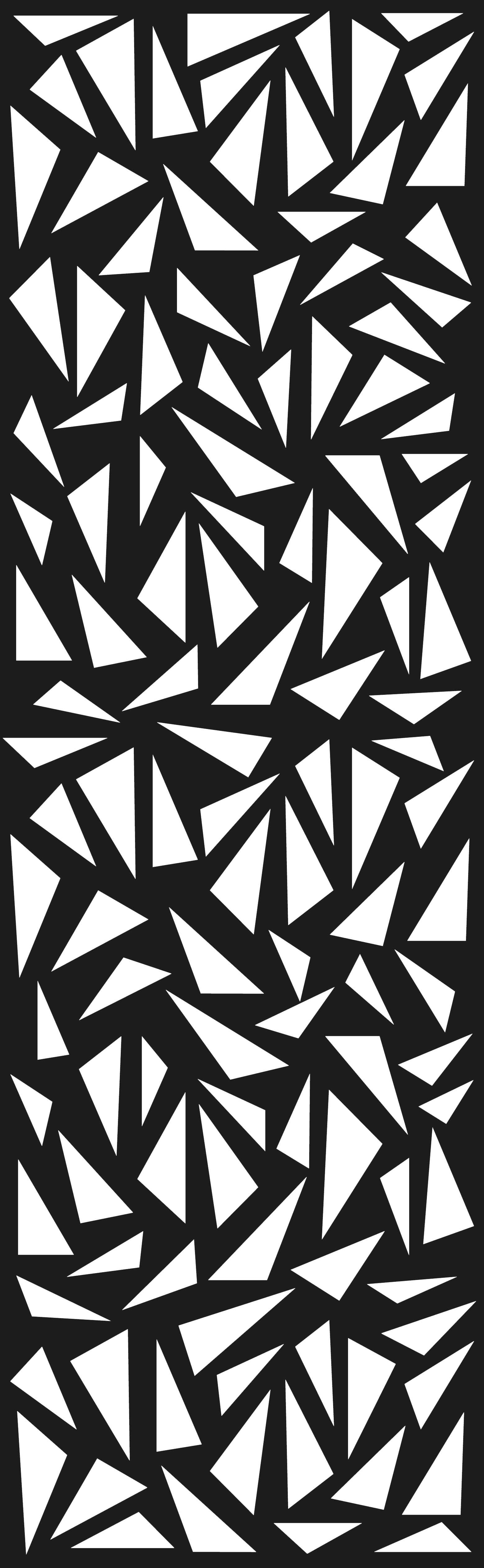 GroJa Design Triangle XL Anthrazit DB 703 1800x60cm inkl. Befestigungsmaterial