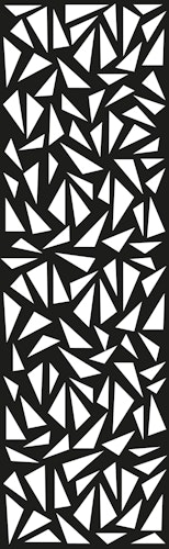 GroJa Design Triangle XL Anthrazit DB 703 1800x60cm inkl. Befestigungsmaterial