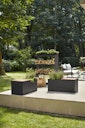 Vorschaubild OFYR Gartenbank Herb Garden Bench Black