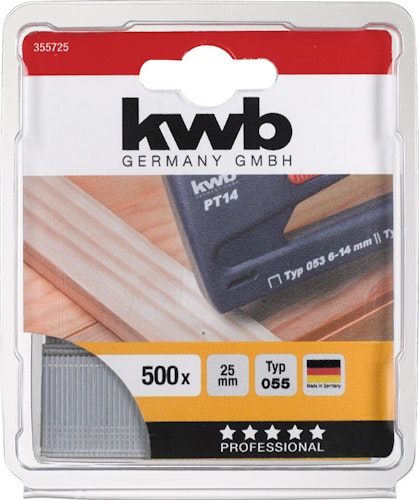 kwb 500-Nägel Stahl 055 25 mm SB 355725