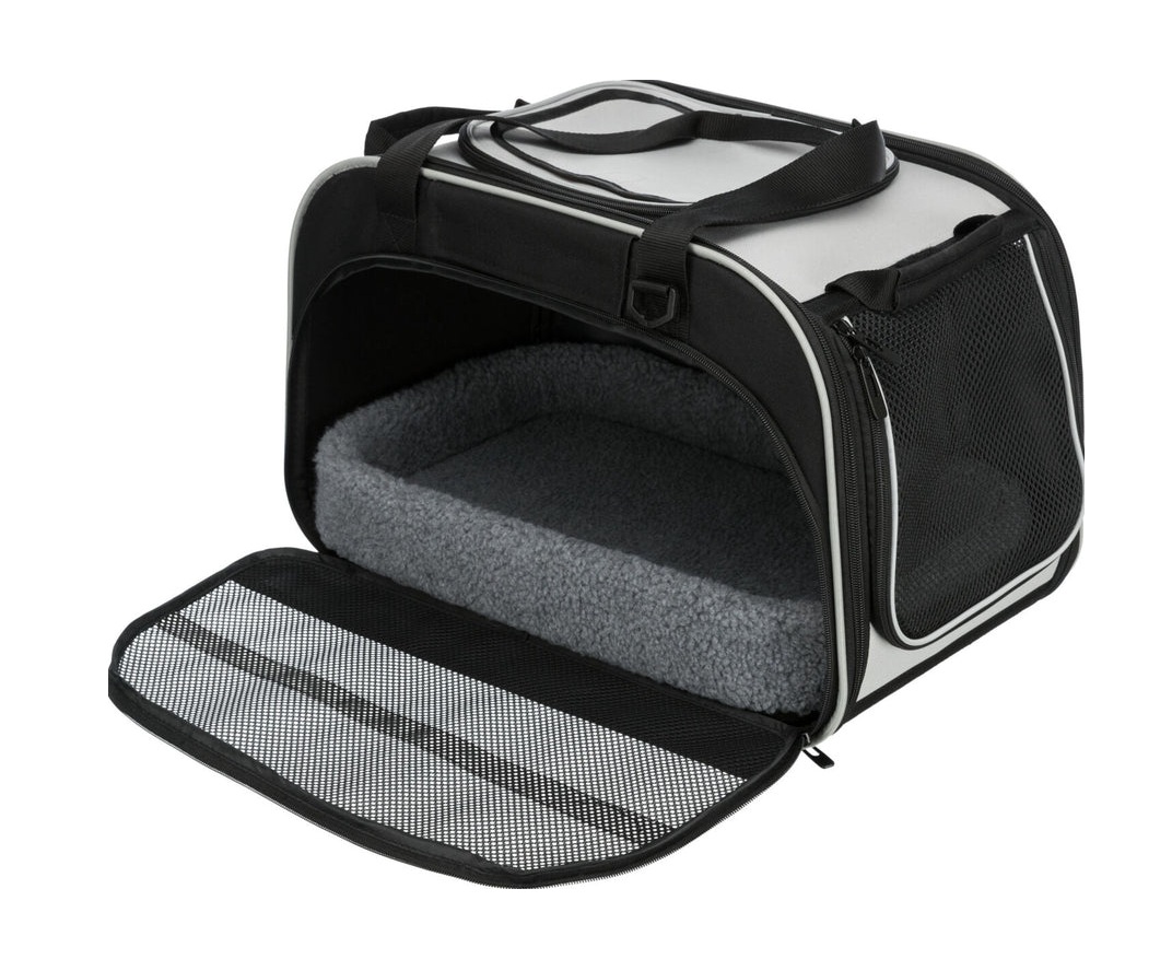 Thumbnail - TRIXIE Wohn- und Transporttasche Valery, 29 × 31 × 49 cm, schwarz/grau