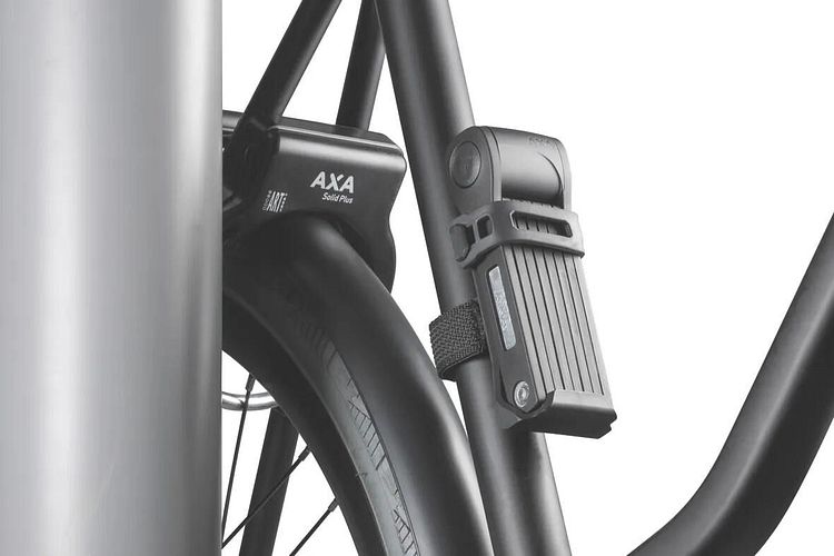 Axa Fold Lite Faltschloss 80 cm schwarz Duo Pack<BR/>Gleichschließende Funktion
