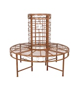 Garden Pleasure Deko Baumbank LARISSA Ø 121 cm, Stahl