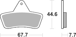 SBS Bremsbelag 758SI Offroad Sinter