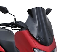 ERMAX Windschutzscheibe Sport Acrylic durchsichtig Schwarz getönt für YAMAHA Nmax 125; Nmax 155