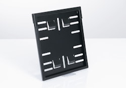 PROTECH Kennzeichenrahmen Alu & Stahl Schwarz - Universal