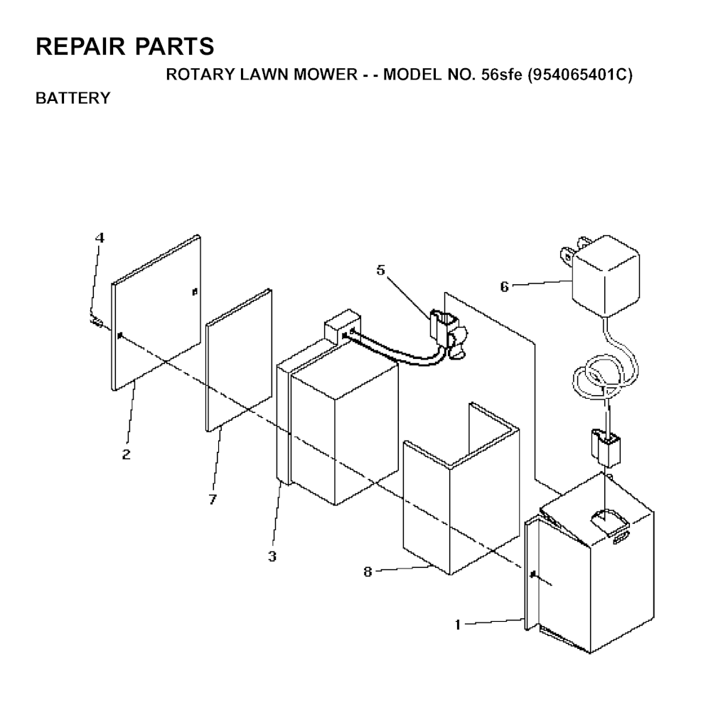 Explosionszeichnung Ersatzteile