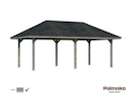 Vorschaubild Palmako Pavillon Bianca 16,6 m²
