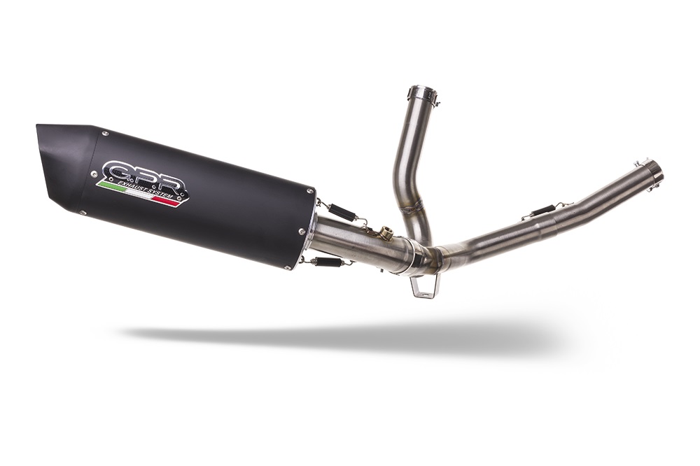GPR Komplettauspuffanlage SuzukiV-Strom 650 2021/2024 e5 FURORE EVO4 NERO MFS