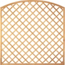 Vorschaubild T&J DIAGONAL BOGEN Rankzaun 10 x 10  / 180 x 180/160 cm