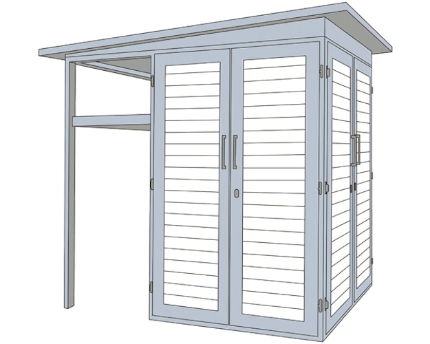 Weka Gartenschrank Geräteschrank Garten [Q] Multi