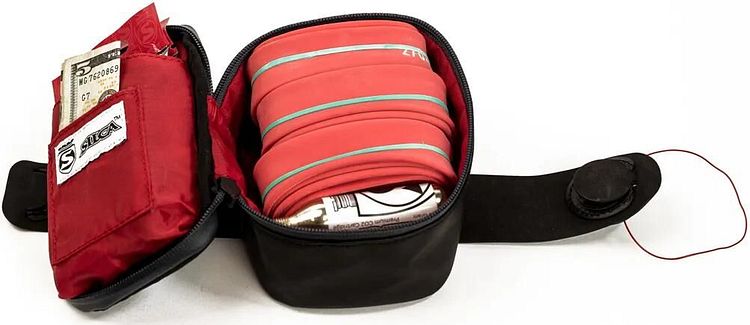 Silca Mattone Grande Satteltasche schwarz/rot