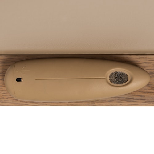 doppler Pendelschirm ALU WOOD 400 x 300 LED, Aluminium Esche-Optik / 100 % Polyester 180 g/m²