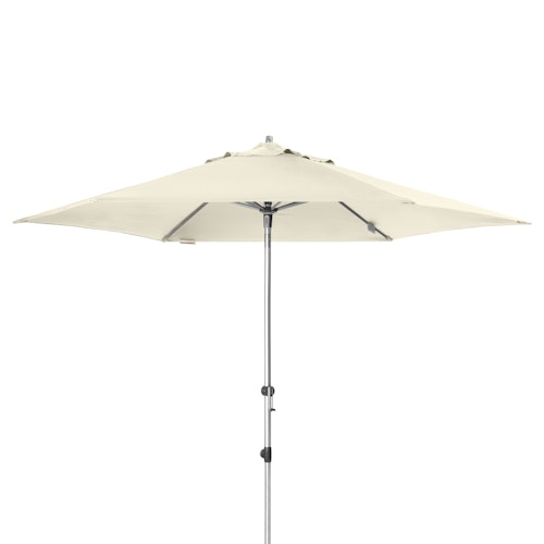 doppler Mittelmastschirm EXPERT 320 Auto-Tilt, Aluminium Silber / 100 % Polyester 180 g/m²