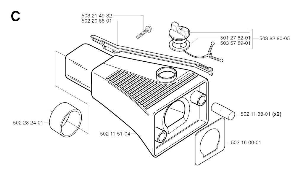 Explosionszeichnung Ersatzteile