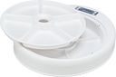 Vorschaubild TRIXIE Futterautomat TX4+1, 5 × 0,25 l/34 × 6 × 39 cm, weiß/grau