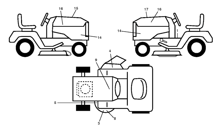 Husqvarna Gartentraktoren LG2654, 96043018300, 2013-09