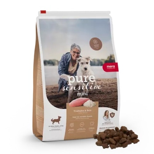 Mera Dog PURE Sensitive MINI Truthahn/Reis Hundetrockenfutter