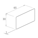 Vorschaubild Bravat Sichtblende für Klebepunkte für Duschkörbe, chrom