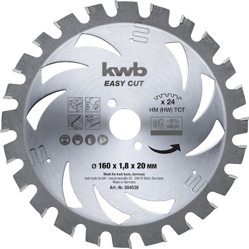 kwb Akku Top Hk-Sägebl. AKKU Ø 184 x 20 Z30 586138