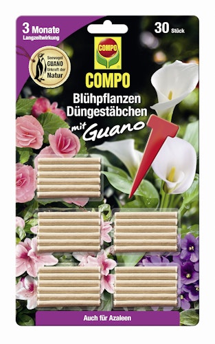 COMPO Blühpflanzen Düngestäbchen mit GUANO