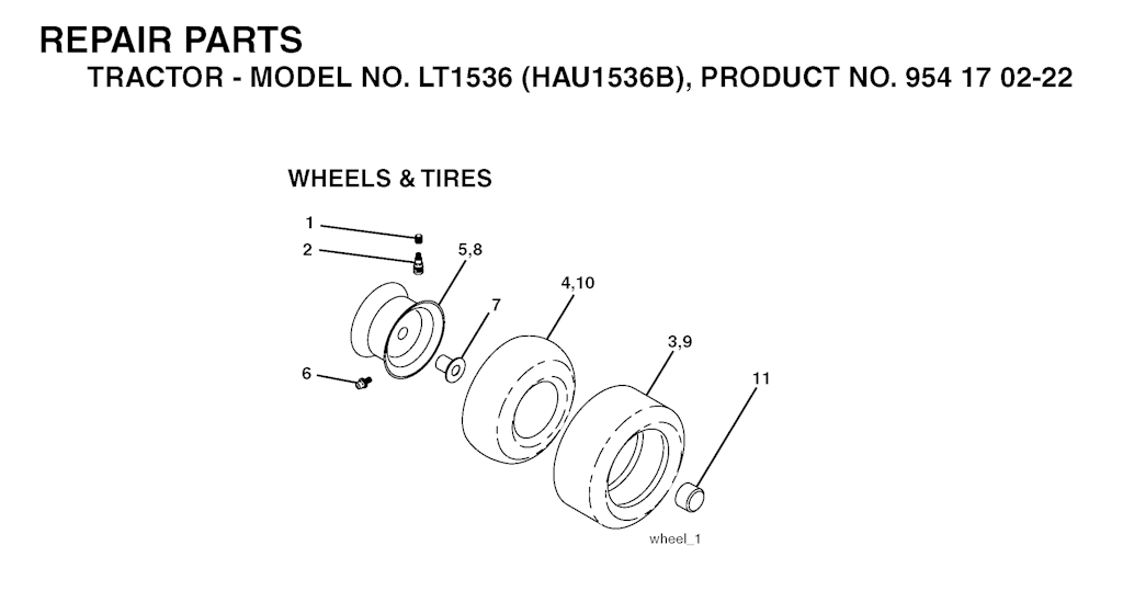 Explosionszeichnung Ersatzteile