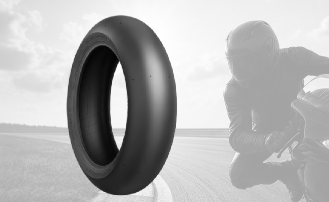 Bridgestone Battlax Slicks BT V02 200/660 R17 Hinten Medium